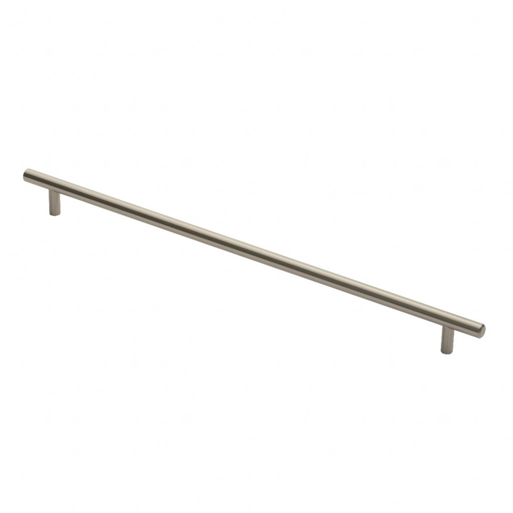 Carlisle Brass T-Bar Cabinet Handle 384mm Centre to Centre - Satin Nickel Plate