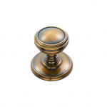 Carlisle Brass Delamain Plain Cupboard Knob 30mm Ø