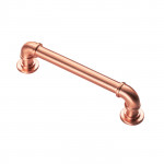 Carlisle Brass Pipe Cabinet Handle 128mm Centre to Centre