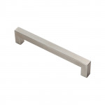 Carlisle Brass Satin Stainless Steel Linear Cabinet Handle 110mm, 142mm, 174mm & 206mm overall lengths available