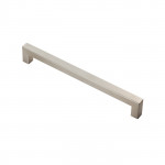 Carlisle Brass Satin Stainless Steel Linear Cabinet Handle 110mm, 142mm, 174mm & 206mm overall lengths available