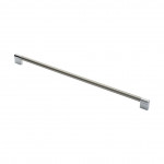 Carlisle Brass Keyhole Cabinet Handle Satin Nickel Plate / Polished Chrome Plate - various overall lengths available