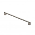 Carlisle Brass Bar Cabinet Handle Satin Nickel Plate / Satin Stainless Steel - various overall lengths available