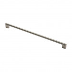 Carlisle Brass Bar Cabinet Handle Satin Nickel Plate / Satin Stainless Steel - various overall lengths available