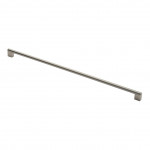 Carlisle Brass Bar Cabinet Handle Satin Nickel Plate / Satin Stainless Steel - various overall lengths available