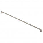 Carlisle Brass Bar Cabinet Handle Satin Nickel Plate / Satin Stainless Steel - various overall lengths available