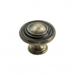 Carlisle Brass Traditional Pattern Cupboard Knob 32.5mm Ø