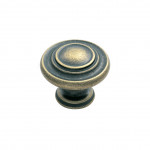 Carlisle Brass Traditional Pattern Cupboard Knob 32.5mm Ø