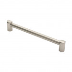 Carlisle Brass Bar Cabinet Handle 224mm Centre to Centre - Satin Nickel Plate