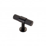 Carlisle Brass Knurled T-bar Cabinet Knob 55mm length