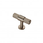 Carlisle Brass Knurled T-bar Cabinet Knob 55mm length