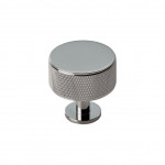 Carlisle Brass Knurled Radio Cupboard Knob 35mm Ø 