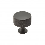 Carlisle Brass Knurled Radio Cupboard Knob 35mm Ø 