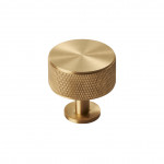 Carlisle Brass Knurled Radio Cupboard Knob 35mm Ø 