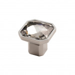 Carlisle Brass Square Crystal Cupboard Knob 32mm x 32mm