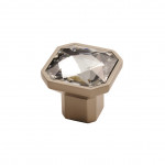 Carlisle Brass Square Crystal Cupboard Knob 32mm x 32mm