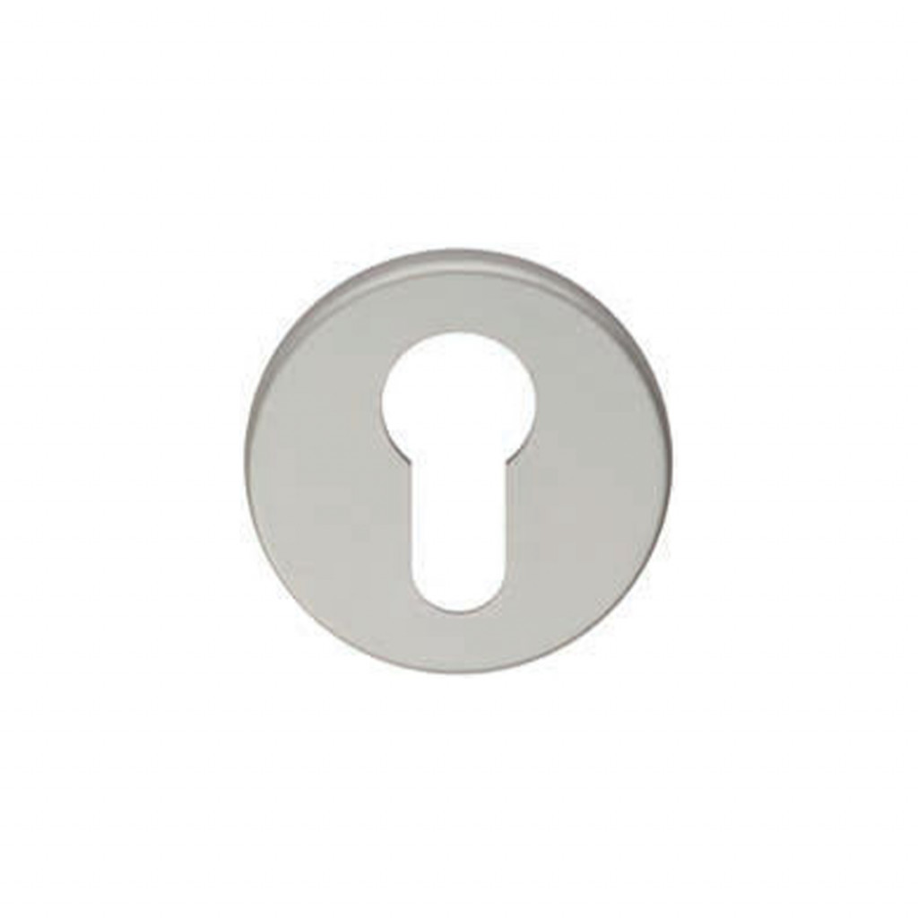 Carlisle Brass Eurospec Round Euro Profile Escutcheon Satin Anodised Aluminium 52mm Ø