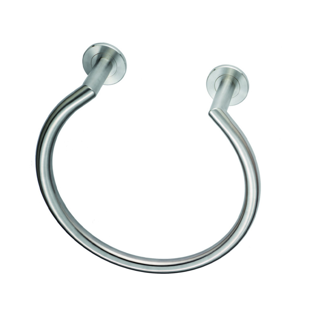 Carlisle Brass Stainless Steel Towel Ring