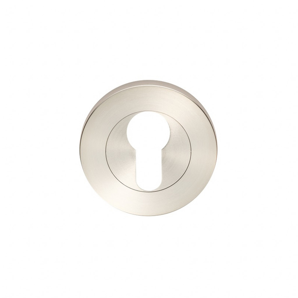 Carlisle Brass Eurospec Grade 316 Round Euro Profile Escutcheon Satin Stainless Steel 55mm Ø