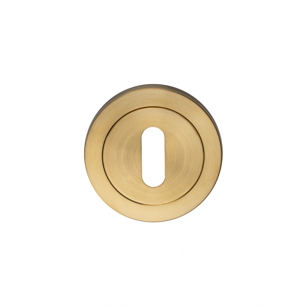 Carlisle Brass Eurospec Steelworx SWL Round Standard Keyhole Profile Escutcheon 52mm Ø