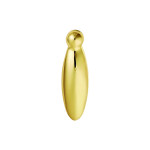 Carlisle Brass Pear Drop Covered Escutcheon 60mm x 18mm