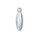 Carlisle Brass Pear Drop Covered Escutcheon 60mm x 18mm