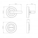 Carlisle Brass Serozzetta DDA Compliant Round Turn and Release 50.5mm Ø