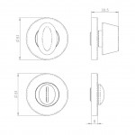 Carlisle Brass Serozzetta Round Turn and Release 51mm Ø