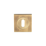 Carlisle Brass Serozzetta Square Standard Lock Escutcheon  51.5mm x 51.5mm