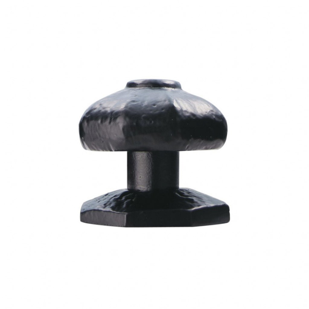 Carlisle Brass Octagonal Centre Door Knob 62mm – Antique Black