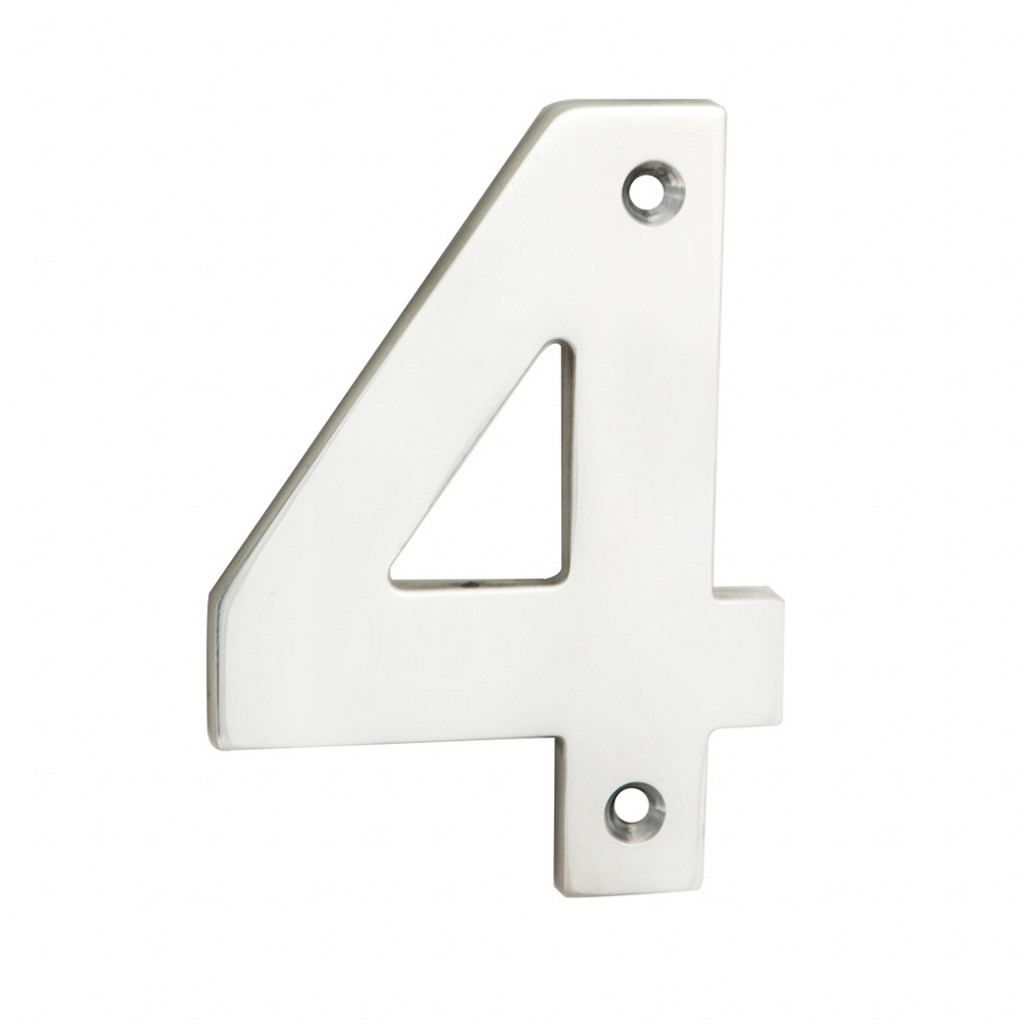 Carlisle Brass Eurospec Numeral 4 – Face Fix 100mm