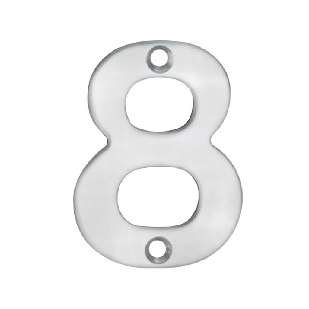 Carlisle Brass Eurospec Numeral 8 – Face Fix 50mm