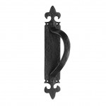 Carlisle Brass Offset Pull Handle on 263.5mm x 46.5mm Backplate L/H & R/H – Antique Black