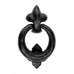 Carlisle Brass Ring Door Knocker 128mm x 85.5mm – Antique Black