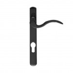 Carlisle Brass Scroll Lever on Narrow Euro Plate L/H & R/H – Matt Black