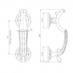 Carlisle Brass Doctor Knocker 188mm x 55mm