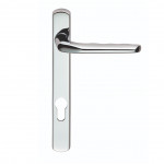 Carlisle Brass Straight Lever on Narrow Euro Plate – Polished Chrome Plate