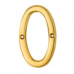 Carlisle Brass Numeral 0 – Face Fix 76mm