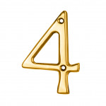 Carlisle Brass Numeral 4 – Face Fix 76mm