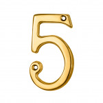 Carlisle Brass Numeral 5 – Face Fix 76mm