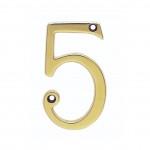 Carlisle Brass Numeral 5 – Face Fix 76mm