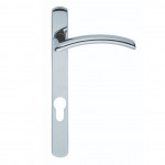 Carlisle Brass Serozzetta Verde Lever on Narrow Euro Plate L/H & R/H – Polished Chrome Plate