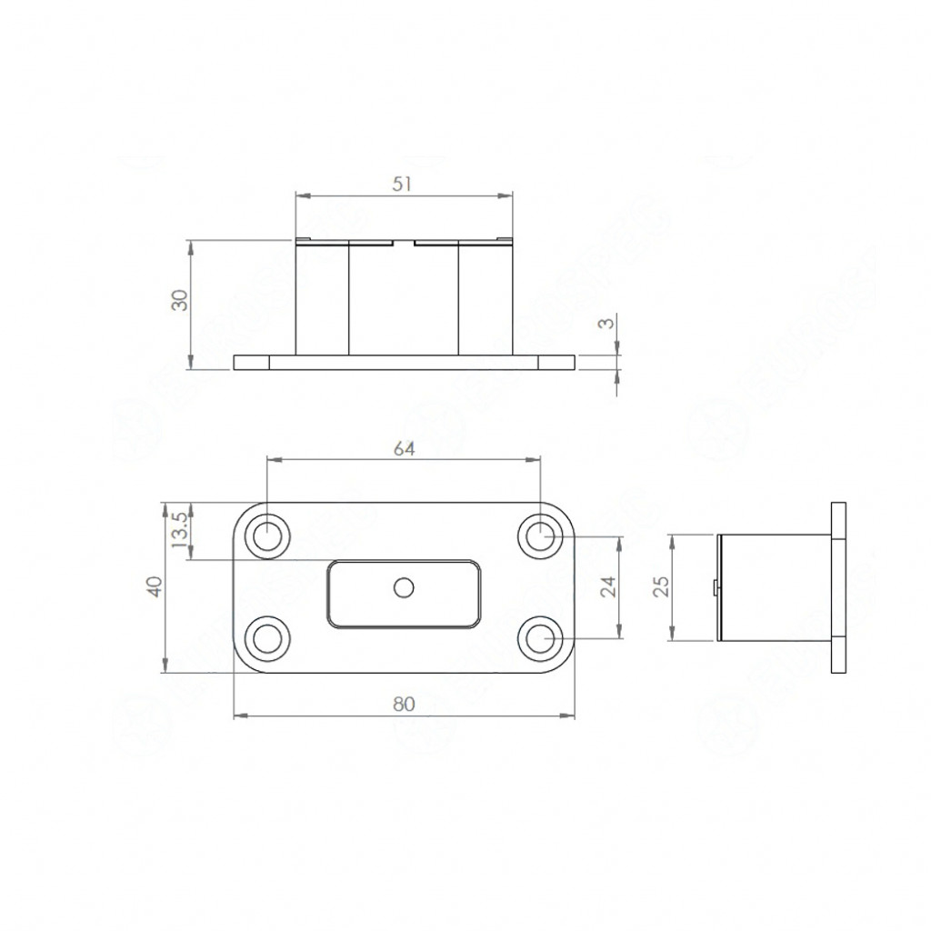 Carlisle Brass Eurospec Enduromax Emergency Release Door Stop - Satin ...